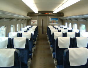 700系の車内@JR西日本仕様